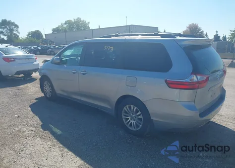 2017 Toyota Sienna Xle 8 Passenger из США, поврежденный, VIN 5TDYZ3DC3HS876505